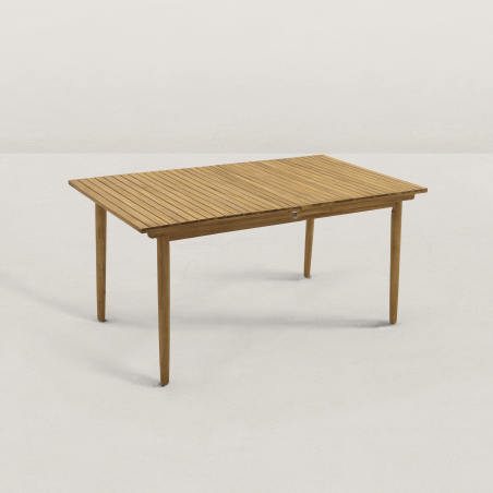JJ. Table extensible de jardin en bois Jules 160-210 cm - 2 couleurs au choix