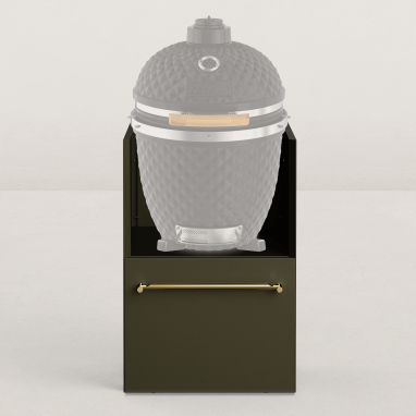 Cuisine d'extérieur Excellence en angle pour kamado avec évier - 128 x 248 cm