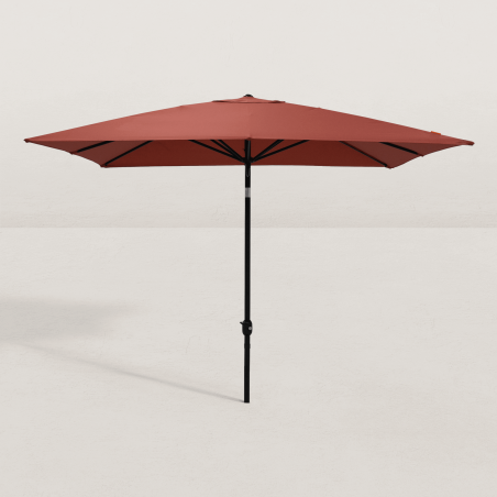 Parasol droit carré Juanito 3 x 3 m - 3 Couleurs au choix - Garantie 2 ans