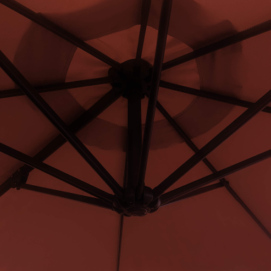 Parasol déporté carré Juan 3 x 4 m  - 3 Couleurs au choix - Garantie 2 ans