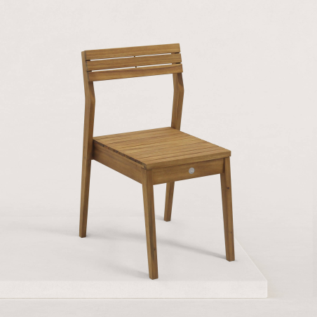 JJ. Chaise de jardin en bois Jules - 2 couleurs au choix