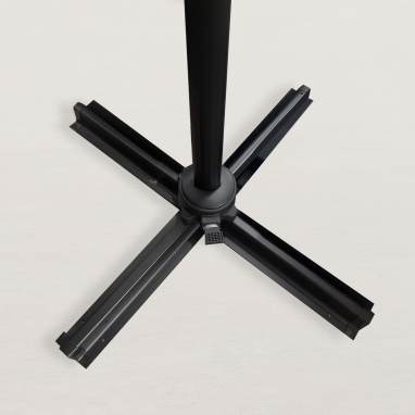 Parasol déporté carré Juan 3 x 4 m  - 3 Couleurs au choix - Garantie 2 ans
