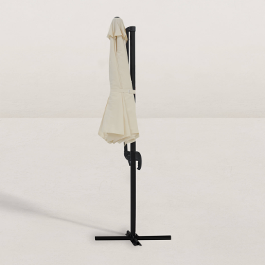 Parasol déporté carré Juan Ø300 cm - 3 Couleurs au choix - Garantie 2 ans