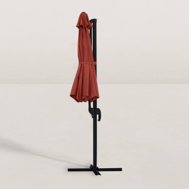 Parasol déporté carré Juan Ø300 cm - 3 Couleurs au choix - Garantie 2 ans