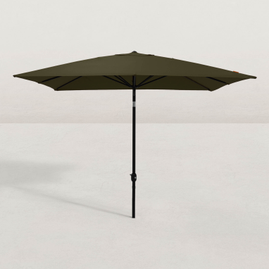 Parasol droit carré Juanito 300x300 cm - Vert olive