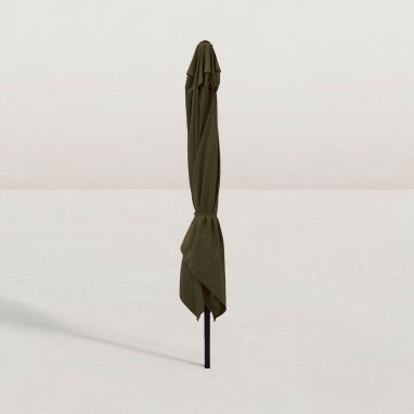 Parasol droit carré Juanito 300x300 cm - Vert olive