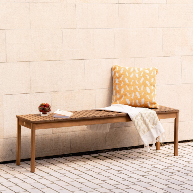 Banc de jardin en bois 160cm Jules - 4 pers.