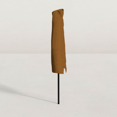 Housse de protection pour parasol droit carré 3 x 3 m - Brun terre de Sienne