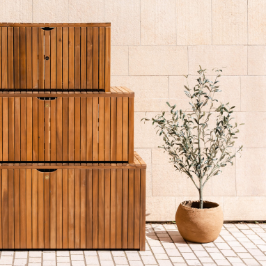 Coffre de jardin en Bois Jules 400L