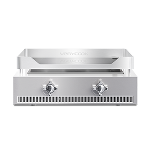 Plancha gaz chrome dur